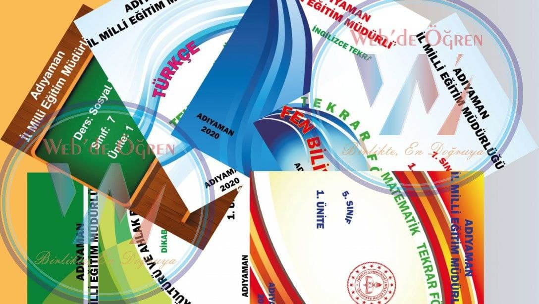 Adıyaman İl Millî Eğitim Müdürlüğü Ortaokul Düzeyinde Tekrar Föyleri Yayınladı.