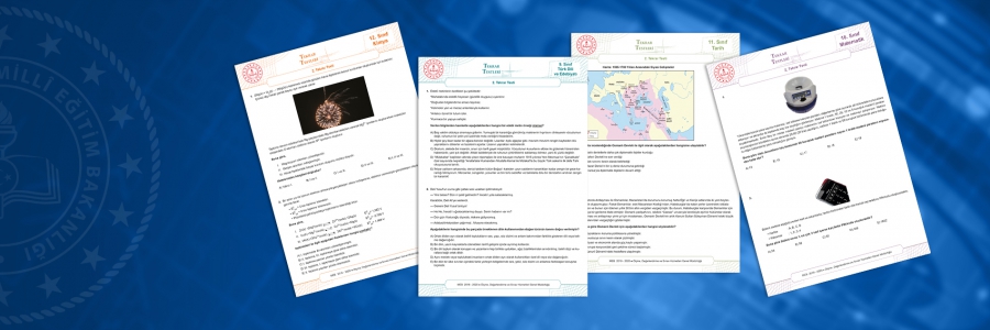 Ortaöğretime Yönelik 9, 10, 11 ve 12. Sınıf Düzeylerinde Tekrar Testleri Yayımlandı. Yayımlanan tekrar testlerini takip edebilirsiniz.