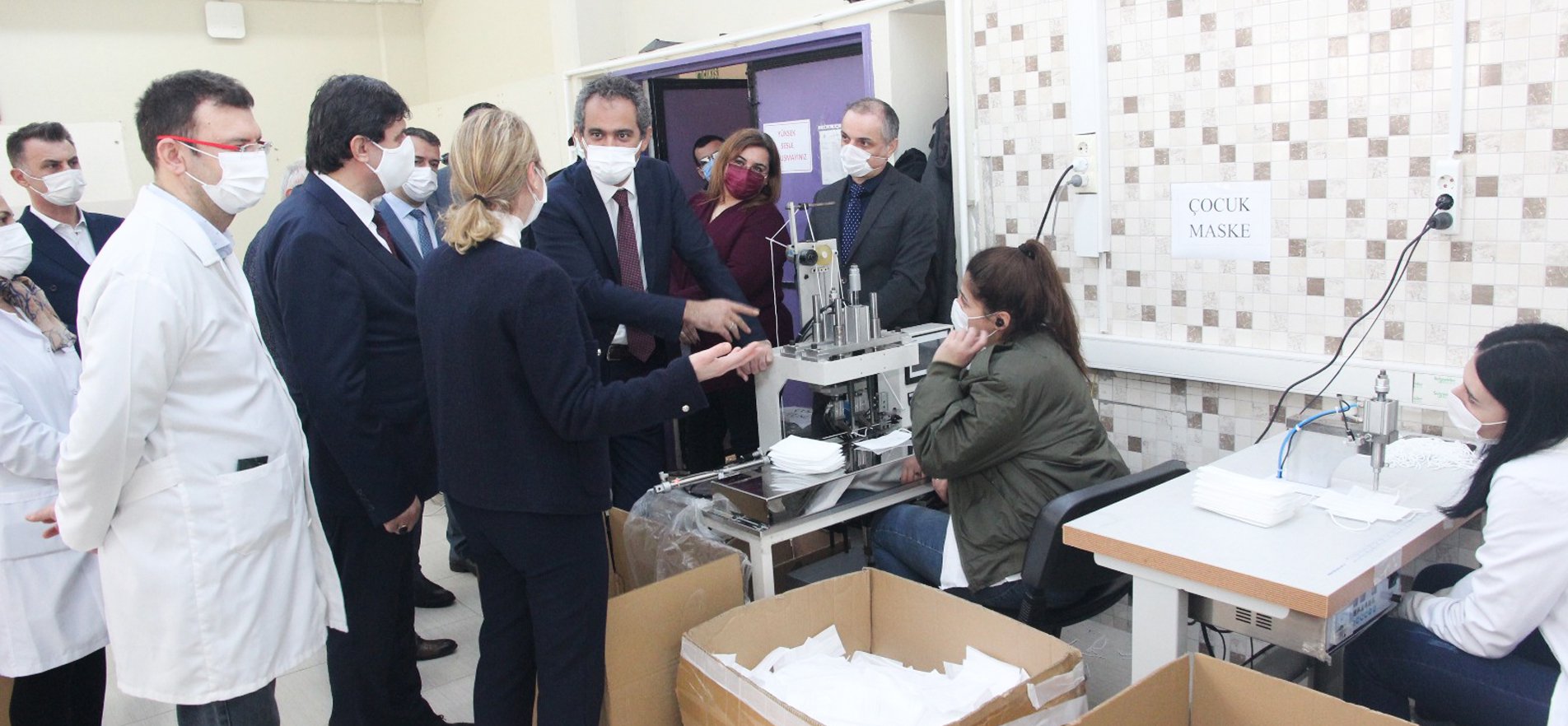Mesleki ve Teknik Eğitim Kurumları, Salgınla Mücadelede Üretim Üssü Oldu