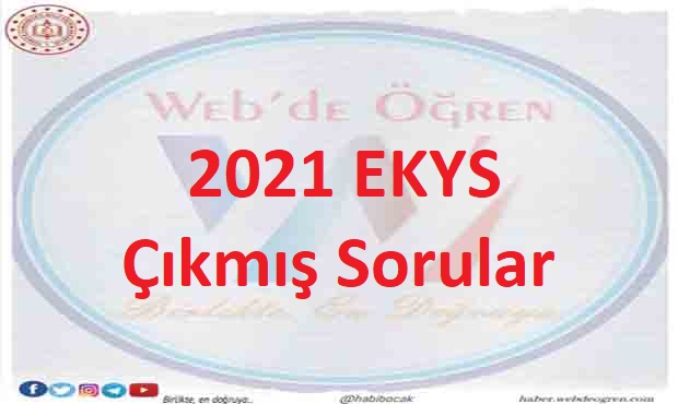 2021 EKYS Çıkmış Sorular (14.03.2021)