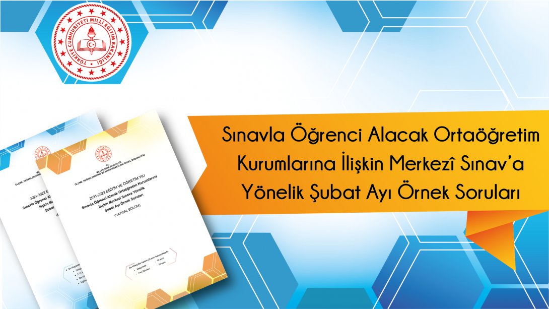 2022 LGS Şubat Ayı Örnek Sorular Yayımlandı