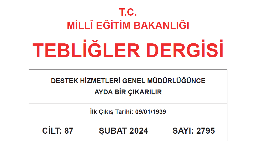 2024 Şubat Ayı Tebliğler Dergisi Yayımlandı 12.02.2024