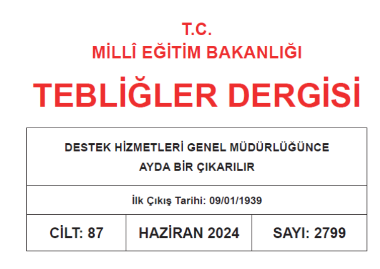 2024 Haziran Ayı Tebliğler Dergisi Yayımlandı 10.06.2024