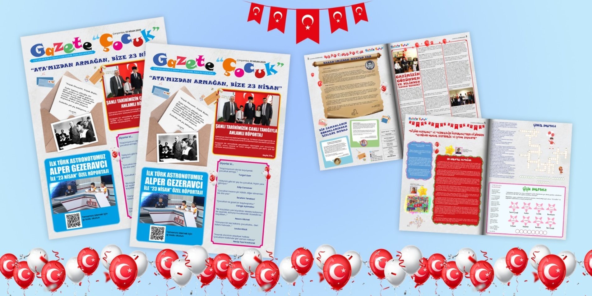 23 Nisan’a Özel Hazırlanan “Gazete Çocuk”, 2. Sayısıyla Yayında