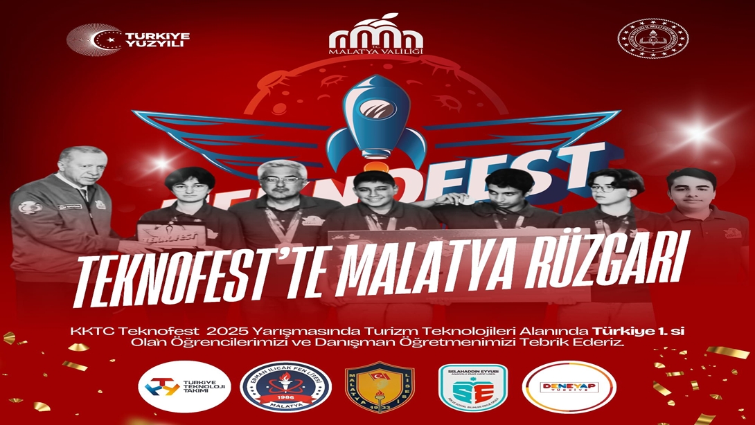 Malatya, Teknofest 2025 Kıbrıs Finalleri’nden Türkiye Şampiyonu Oldu